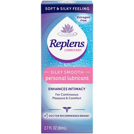 Replens Silky Smooth Personal Lubricant 2.7 fl oz (Best Silicone Personal Lubricant)