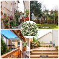 thumbnail image 3 of AMERTEER Expandable Fence with Solar Light String Stretchable Flower Privacy Fence Faux Ivy Fence Panel Backdrop Artificial Hedges Fence Screen Leaf Decor for Outdoor Garden Balcony Patio, 3 of 8