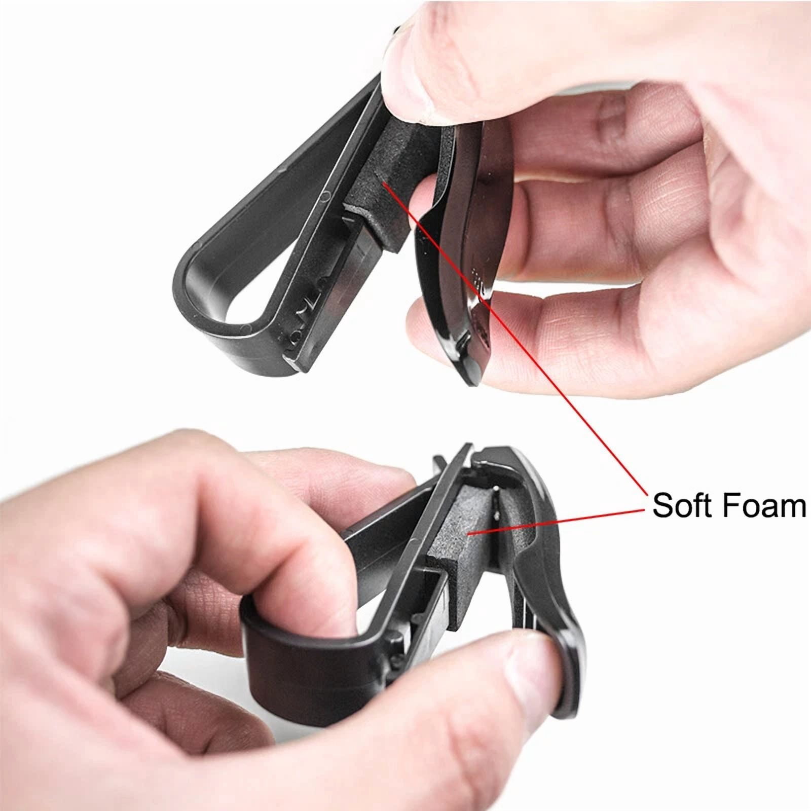 BUTTERFLY- 3X Car Sun Visor Sunglasses Holder Glasses Card Ticket Clips Vehicle Accessories