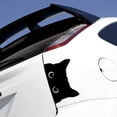 thumbnail image 5 of RUISINERY Car Bumper Sticker Funny Peeking Cats Sticker 5.9x3.8inch Waterproof Laptop Car Decal for Car Truck Exterior Decoration, 5 of 7