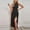 Black womens summer dresses clearance sale, variant on Dyegold Sundresses for Women Casual Beach - Semi Formal Dresses for Women Round Neck Sleeveless High Split Cutout Bodycon Maxi Sundresses ​Flared ​Cocktail ​Dress
