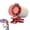 Red, variant on 360° Rotatable Portable Mini Clip-on Fan, Adjustable 3-Speed Suspended Whirlwind Fans, Clip for Shirt, Waist, Back Belt, Umbrella, For Outdoor & Travel & Office (Red)