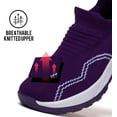 thumbnail image 2 of Women's Sneakers Sport  Shoes Sock Sneakers Slip on Mesh Air Cushion Comfortable Wedge Easy Shoes Platform Loafers, 2 of 14