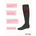 thumbnail image 3 of MeMoi  Tassel Cotton Knee High Socks - Girls - Female, 8, Dark Gray Heather, 3 of 7