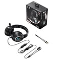 thumbnail image 1 of Matsuzay Auriculares con cable de 3,5mm, auriculares para juegos con micrófono, sonido envolvente, accesorios de música para PC, regalos para Cables de audio/vídeo, 1 of 8