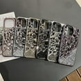 thumbnail image 2 of compatible iPhone 14 Plus Diamond Style Hollow Heat Dissipation Electroplated TPU Phone Case Cheap and fine, 2 of 4