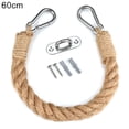 thumbnail image 2 of Joernso 40/50/60/70cm Vintage Style Woven Hanging Rope Toilet Paper Roll Holder Decor, 2 of 3