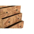 thumbnail image 5 of Taran Designs Carla Starburst 6-Drawer Farmhouse Wood Chest in Brown, 5 of 8