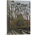 thumbnail image 1 of ARTCANVAS The Banks of the Bievre Near Bicetre 1909 Canvas Art Print by Henri Rousseau - Size: 40" x 26" (0.75" Deep), 1 of 9