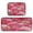 Red Chrysanthemum and Dandelion, variant on 2-Piece Kitchen Rugs Set Non-Slip Mats Carpet Floor for Kitchen, Bathroom (19.7"x27.6" & 19.7"x47.2") Pink and Purple Dandelions