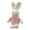 Gray, variant on Cute Bunny Plush Toy With Striped Hoodie, Soft Stuffed Animal For Teens & S, Gift Plushie For Home Decoration, Room Accent, Collectible Stuffed Rabbit Toy