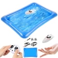 thumbnail image 1 of EGNMCR Mini RC Boats For Kids Remote Control Boats With LED Lights 2.4G RC Electric Rechargeable Boats With Inflatable Swimming Pool RC Boat Birthday Gifts for Kids, 1 of 9
