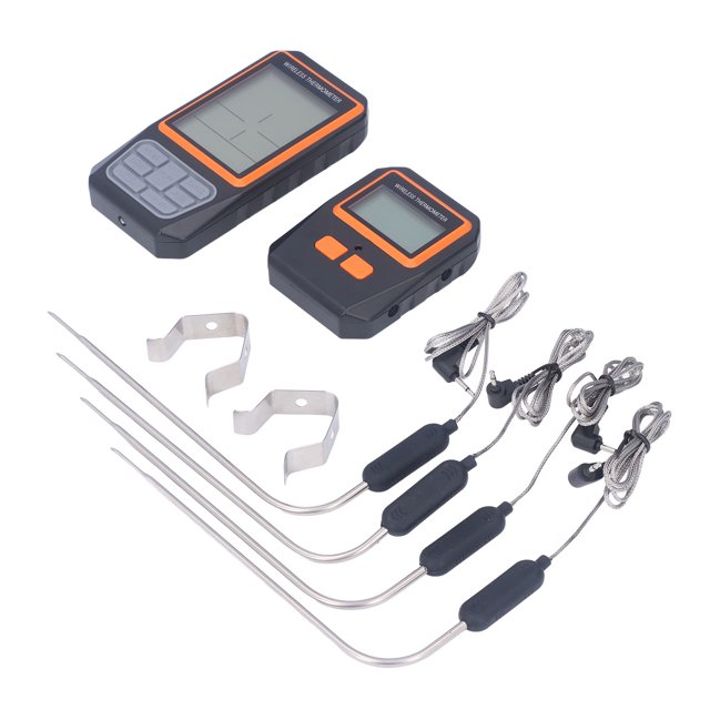 Sensor de temperatura de cocción -22 ℉ ~ 572 ℉ Termómetro de barbacoa inalámbrico ABS multifuncional para horno ANGGREK Otros