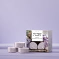 thumbnail image 3 of Yankee Candle Scented Tea Light Candles, Dried Lavender & Oak, 0.44 OZ, 12 Count, Pack of 2 (24 Candles Total), 3 of 5