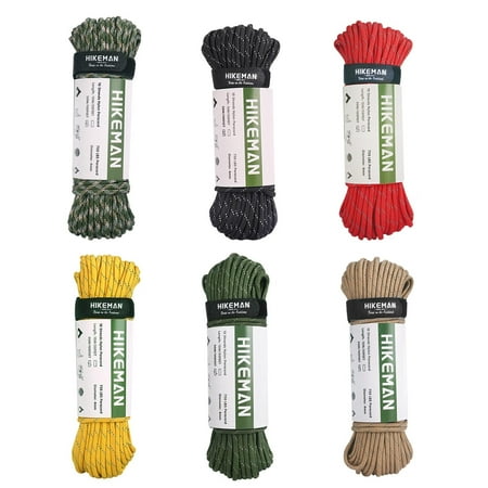 

Tacticals Paracord|10-Strand Core Nylon Parachute|High-Strength Multi-purpose Parachute Cord For Outdoor Urgency Tacticals Survival Camping Hiking Bracelet