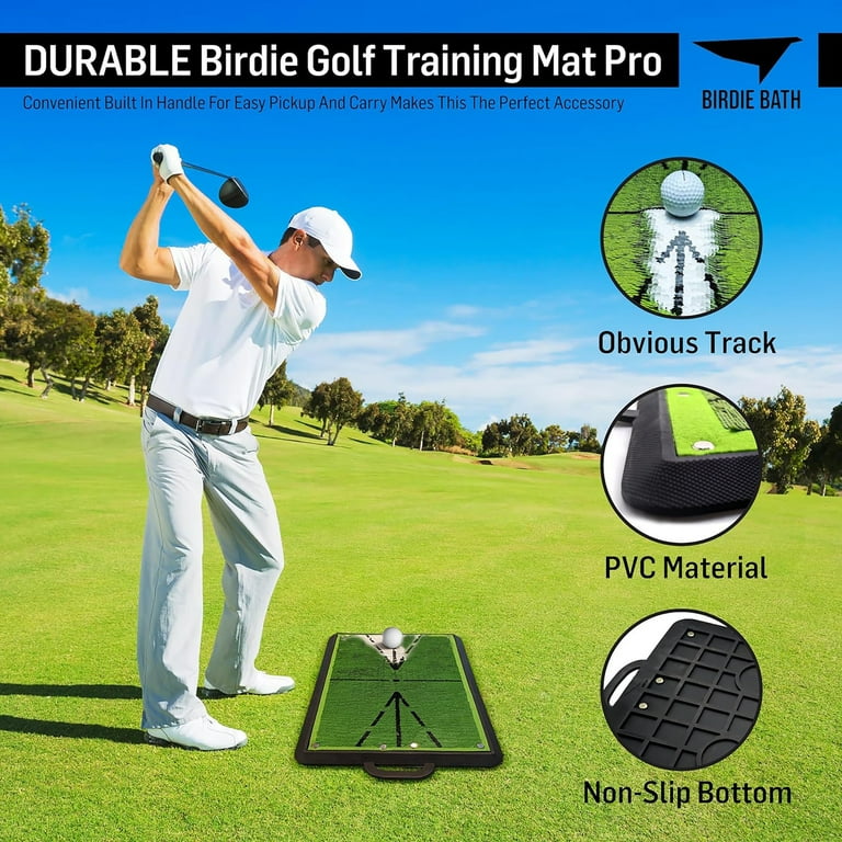 Birdie Golf: Birdie Mat - Pro Premium Swing Training Mat, Analyze