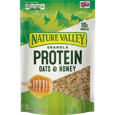 Nature Valley Granola, Protein, Oats & Honey, 11 oz (Best Granola For Diabetics)