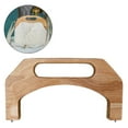 thumbnail image 4 of Abbracc Durable Wood Bag Handle Replacement Accessories Sewing Brackets Handcrafted Easy 23x12cm, 4 of 9