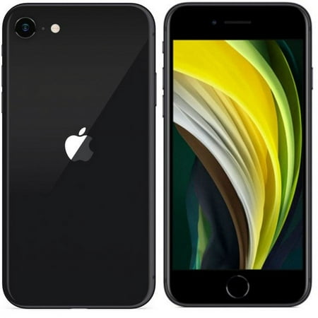Restored Apple iPhone SE (2nd Gen) A2275 (Fully Unlocked) 64GB Black (Refurbished)
