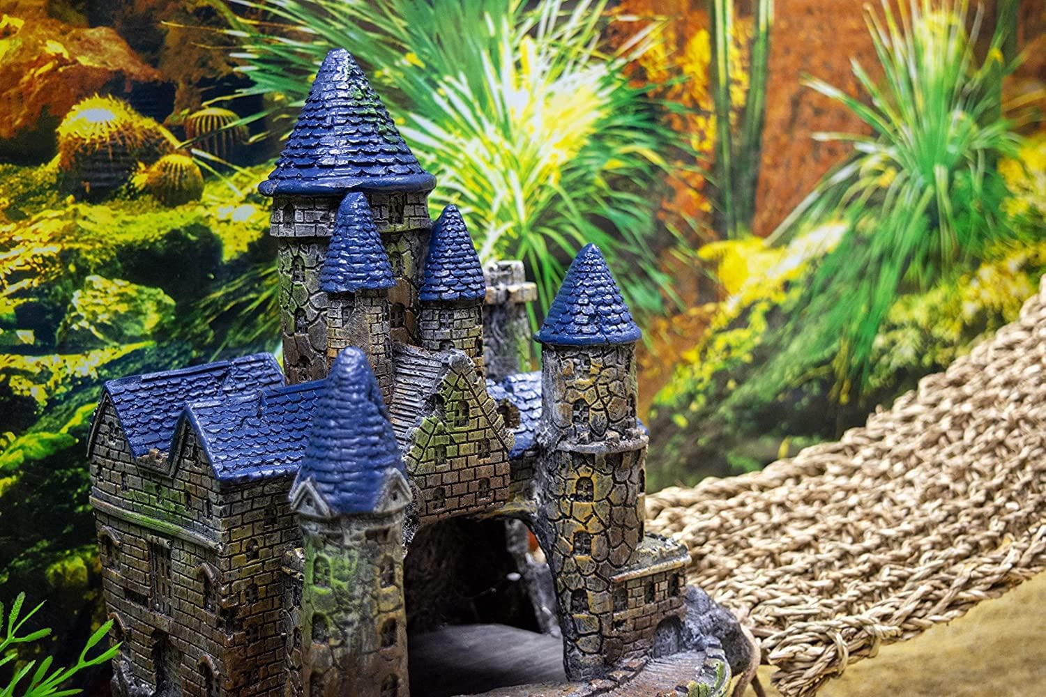 Château et pont de Penn Plax pour les lézards