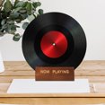 thumbnail image 4 of OULII Vinyl Storage Organizer Wooden Record Rack Stand Music Lovers 1Set, 4 of 4