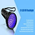 thumbnail image 4 of HIBIBUD UV Flashlight Black Light - Powerful Pet Urine Detector with 51 LEDs, 4 of 4