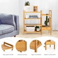 thumbnail image 5 of Giantex 4-Tier Shoe Rack with Umbrella Stand, Free Standing Entryway Organizer with Bamboo Frame, Multifunctional Shoe Shelf for Entryway Hallway Living Room Staircase, 5 of 10