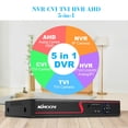 thumbnail image 5 of KKmoon DVR Video Recorder & 8 Cameras Set Recording System 16CH 1080P Full High Definition AHD/ IP/Analog/TVI/CVI/ DVR CCTV Digital Video Recorder DVR P2P Remote Phone Monitoring for Home, 5 of 7