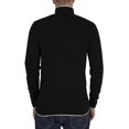 thumbnail image 3 of Gabicci Lineker Three Button Knitted Longsleeved Polo Shirt, Black, 3 of 5