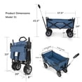 thumbnail image 2 of WonderFold Wagons S1-Blue Basic Outdoor Folding Wagon, Blue, 2 of 7