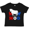 thumbnail image 3 of Inktastic Red, White and Moo Boys or Girls Toddler T-Shirt, 3 of 5