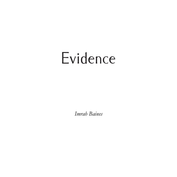 Evidence (Paperback)