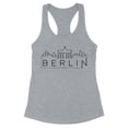 thumbnail image 1 of Skyline Berlin Germany Tank Top Fitted Racerback Women's X-Small Heather Grey, 1 of 5
