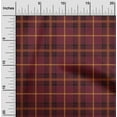 thumbnail image 1 of oneOone Cotton Cambric Fabric Tartan Check Print Fabric By Yard 56 Inch Wide, 1 of 4