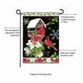 thumbnail image 6 of Evergreen Joyful Cardinal Winter Visit Suede Garden Flag 12 x 18 Inches Indoor Outdoor Decor, 6 of 7