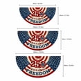 thumbnail image 3 of KUNPENG USA 250th Anniversary Pleated Fan Flag 1776-2026 250 Years of Freedom Patriotic Bunting Banner for 4th of July Independence Day Outdoor Porch Fence Railing Decor, 3 of 7