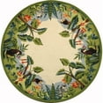 thumbnail image 4 of SAFAVIEH Chelsea Deloris Animal Lovers Wool Area Rug, Beige/Green, 3'9" x 5'9", 4 of 9