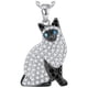 thumbnail image 1 of Collares con dijes CatNeck07 1Pza Siamese Plata/Negro Metal Cadena y Dije., 1 of 2