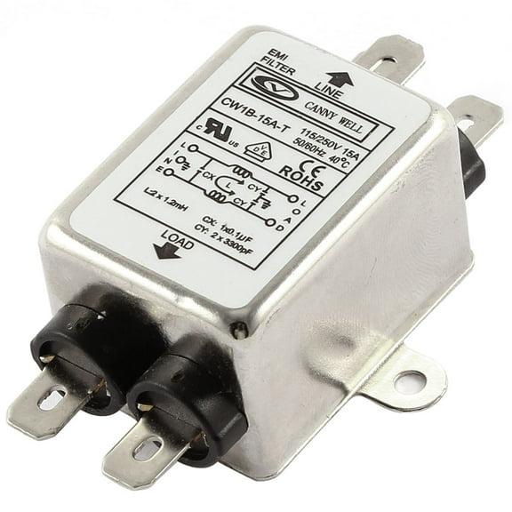 115/250V 15A CW1B-15A-T Noise Power EMI Filter