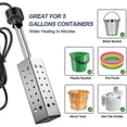 thumbnail image 5 of Compatible con calentador de inmersión de 1500 W, calentador de piscina con temporizador automático, para uso doméstico con enchufe estadounidense., 5 of 5