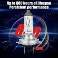 thumbnail image 4 of H7 Halogen Headlight Bulbs, High Beam/Low Beam/Fog Light-Wireless Noiseless 55W 10000LM 3400K 1:1 Design with Halogen Bulb | 2 Bulbs, 4 of 8