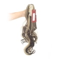 thumbnail image 6 of 18" 21" Straight Curly Synthetic Clip in Claw Ponytail Hair Extension Synthetic Hairpiece 150g with a jaw/Claw Clip, 6 of 7