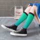 thumbnail image 5 of Balery Green Turquoise Teal Calcetines novedosos Calcetines deportivos Calcetines hasta la rodilla Calcetines de algodón Calcetines originales y geniales, 5 of 6