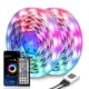 thumbnail image 1 of Nexillumi Luces LED para dormitorio Sincronización de música Luces de tira LED que cambian de color (APP+Control remoto), Tira LED RGB para decoración de la habitación Estética Decoración del hogar Sa, 1 of 5
