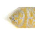 thumbnail image 2 of TreeWool (Pack of 2) Damask Accent Decorative Cotton Throw Pillow Covers (16 x 16 Inches, Yellow), 2 of 6