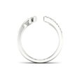 thumbnail image 4 of 1/4Ct TDW Diamond 10K White Gold Parallel Line Ring (I-J, I2), 4 of 5