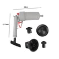 thumbnail image 3 of Herramientas Air Power Drain Blaster Desatascador de baño, mango grande, removedor de obstrucciones para fregaderos de cocina domésticos (gris), 3 of 7
