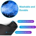 thumbnail image 6 of Large Extended Gaming Mouse Pad with Stitched Edges, Non-Slip Waterproof Rubber Base Mouse Pad for Office, Computer, Keyboard, Laptop and Home Desk Pad 35.4 x 15.7 x 0.12 Inch (Colorful Starry Sky), 6 of 6