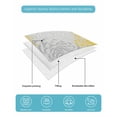 thumbnail image 5 of Yellow White Twin XL Size Down Alternative Comforter,Lightweight Comforter Quilt Bedding Set with Pillow Shams Abstract Grey Chrysanthemum Flower Floral All Seasons Bed Comforter Duvet Insert 68"x98", 5 of 7