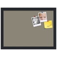 thumbnail image 2 of PinPix 18x13 Custom Cork Bulletin Board Pewter Poster Board Has a Fabric Style Canvas Finish, Framed in Pewter, by ArtToFrames (PinPix-1812), 2 of 5